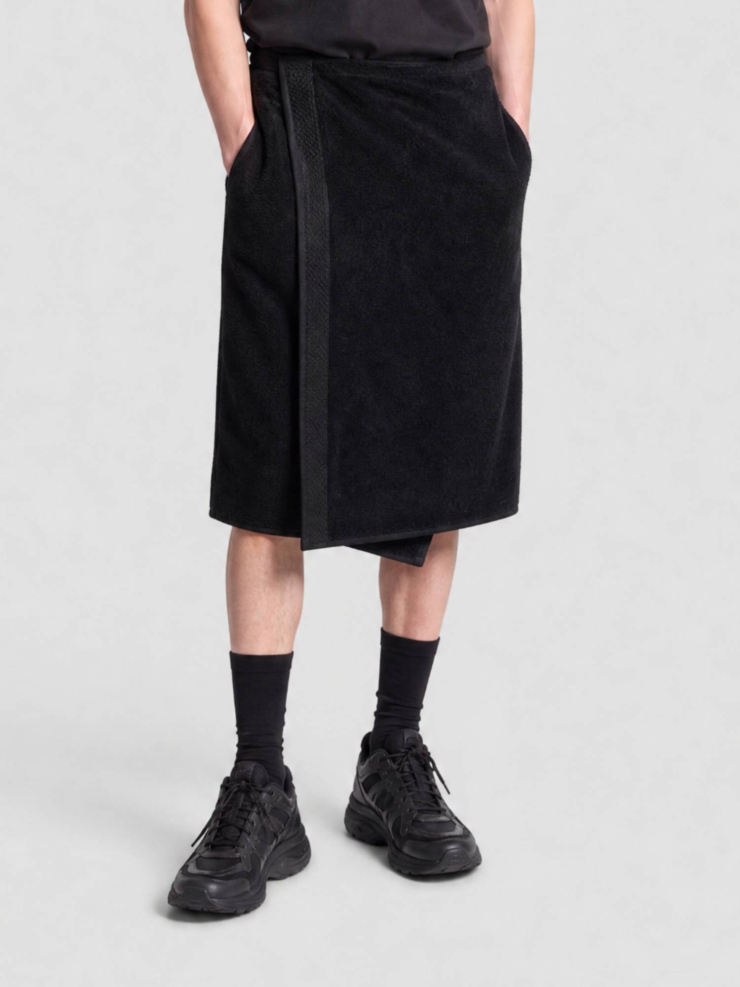 Balenciaga Towel black Skirt - Black