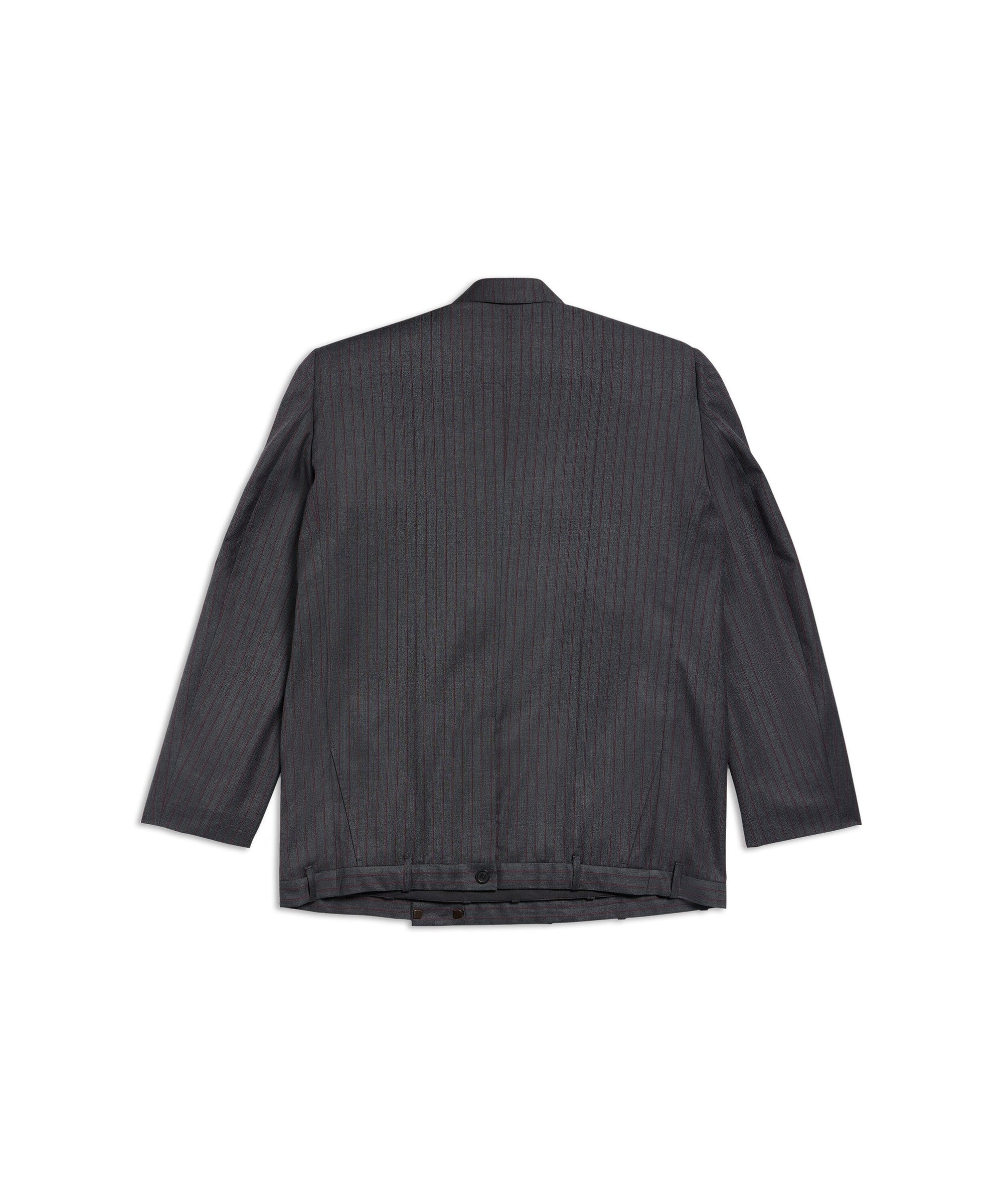 Deconstructed Jacket - Grey & Red
