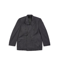Deconstructed Jacket - Grey & Red