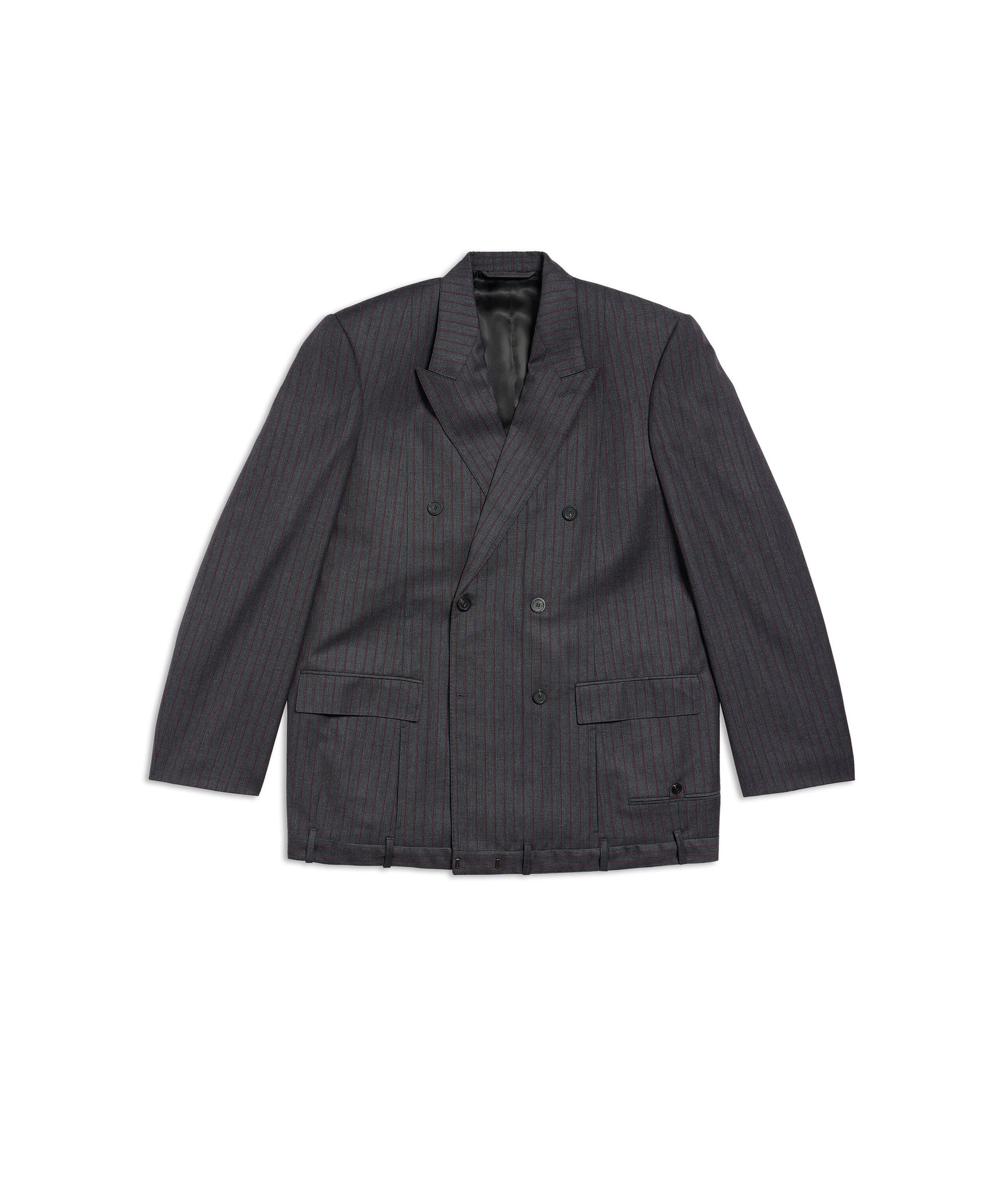 Deconstructed Jacket - Grey & Red