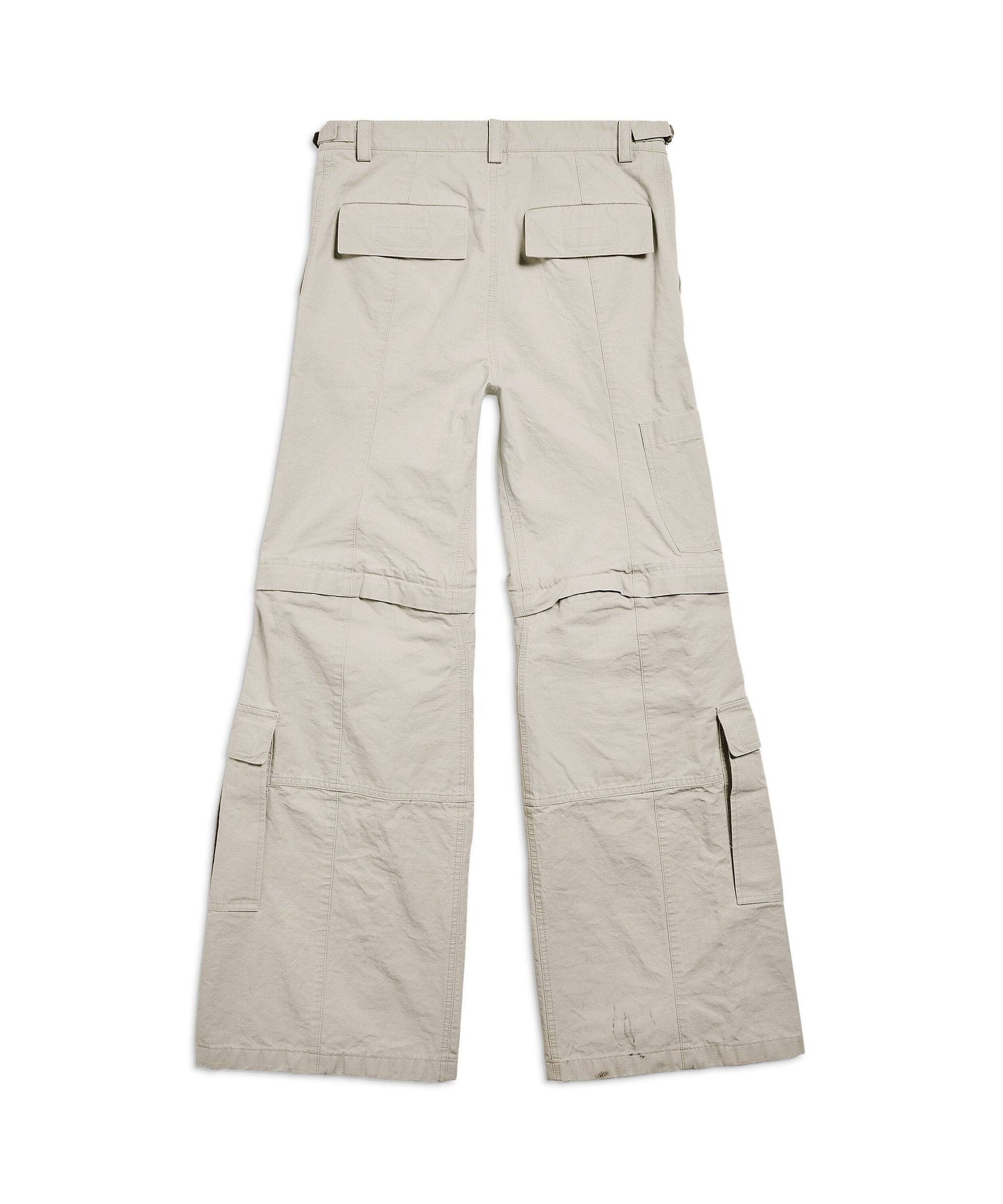 Flared Cargo Pants - New Beige