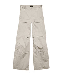 Flared Cargo Pants - New Beige