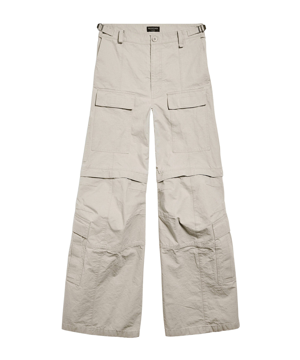 Flared Cargo Pants - New Beige