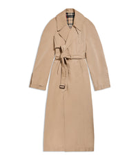 Maxi Deconstructed Trench Coat - Desert Beige