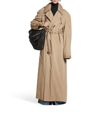 Maxi Deconstructed Trench Coat - Desert Beige
