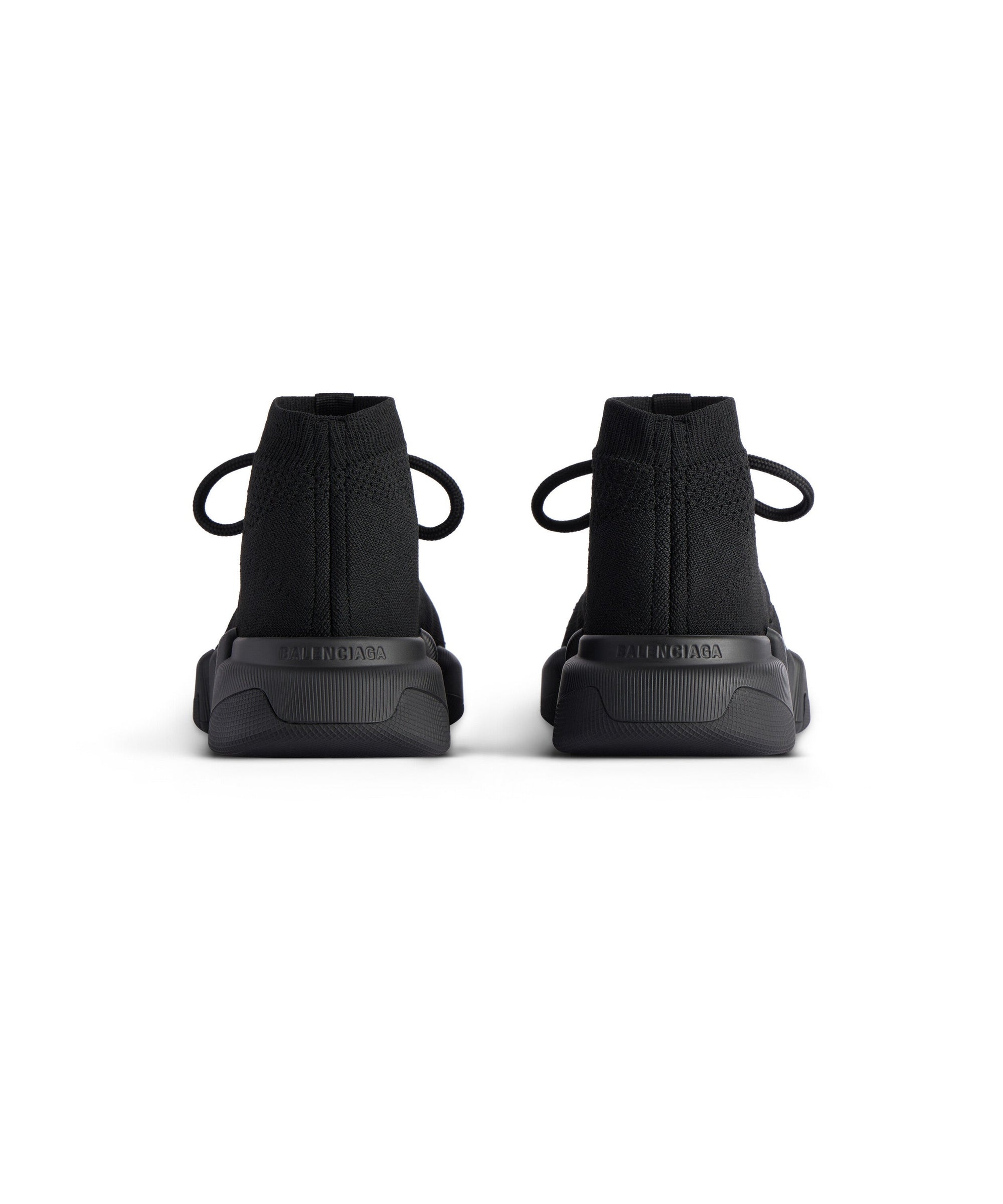Speed 2. Lace Up Recycled Knit Sneakers - Black