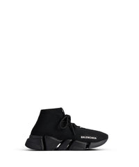 Speed 2. Lace Up Recycled Knit Sneakers - Black