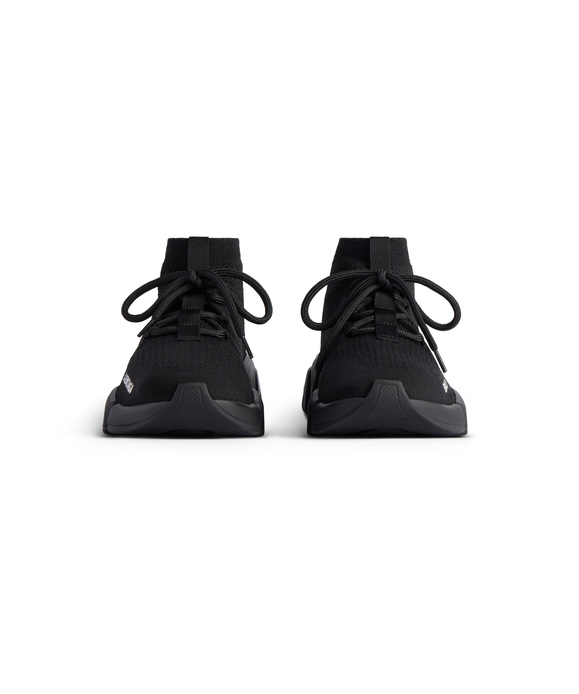 Speed 2. Lace Up Recycled Knit Sneakers - Black