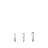 Sharp Earrings Set - Silver