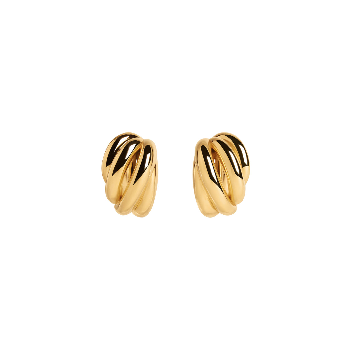 Saturne Earrings - Shiny Gold