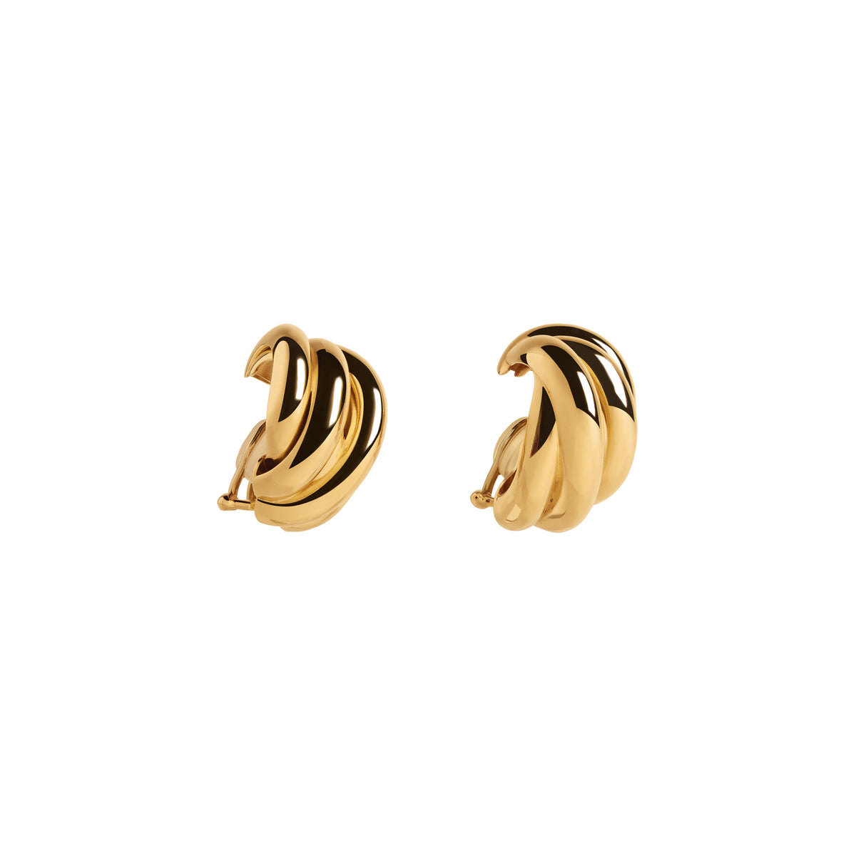 Saturne Earrings - Shiny Gold