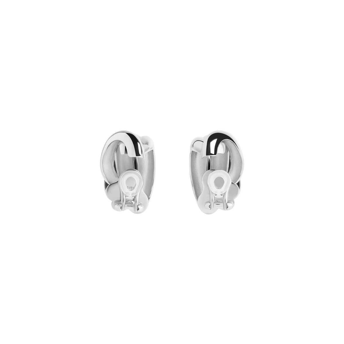 Saturne Earrings - Shiny Silver