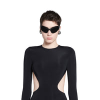 Cut-Out Mini Dress - Black