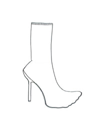 Knit Anatomic 90 Booties - Black