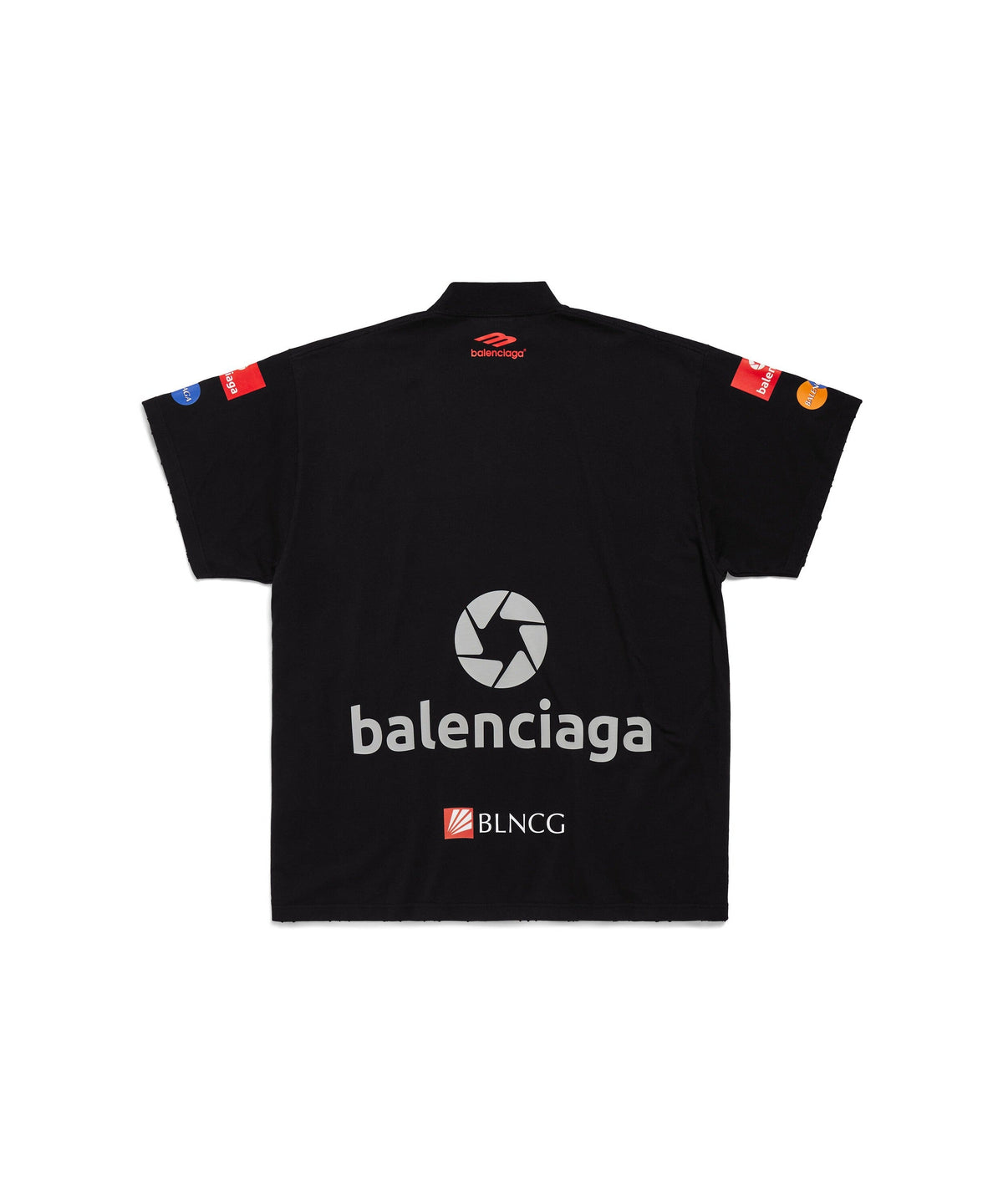 Top League T-Shirt Oversized - Black