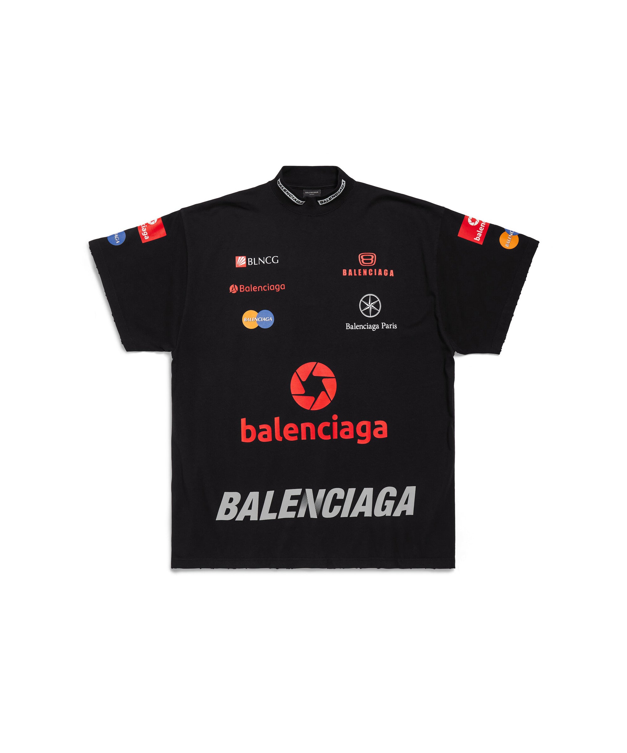 Top League T-Shirt Oversized - Black