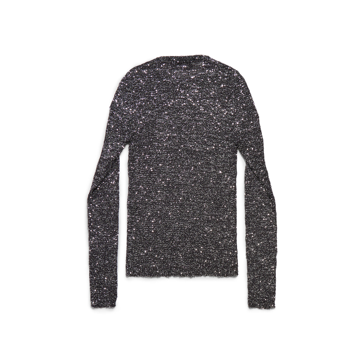 Fitted Sweater - Black & Silver
