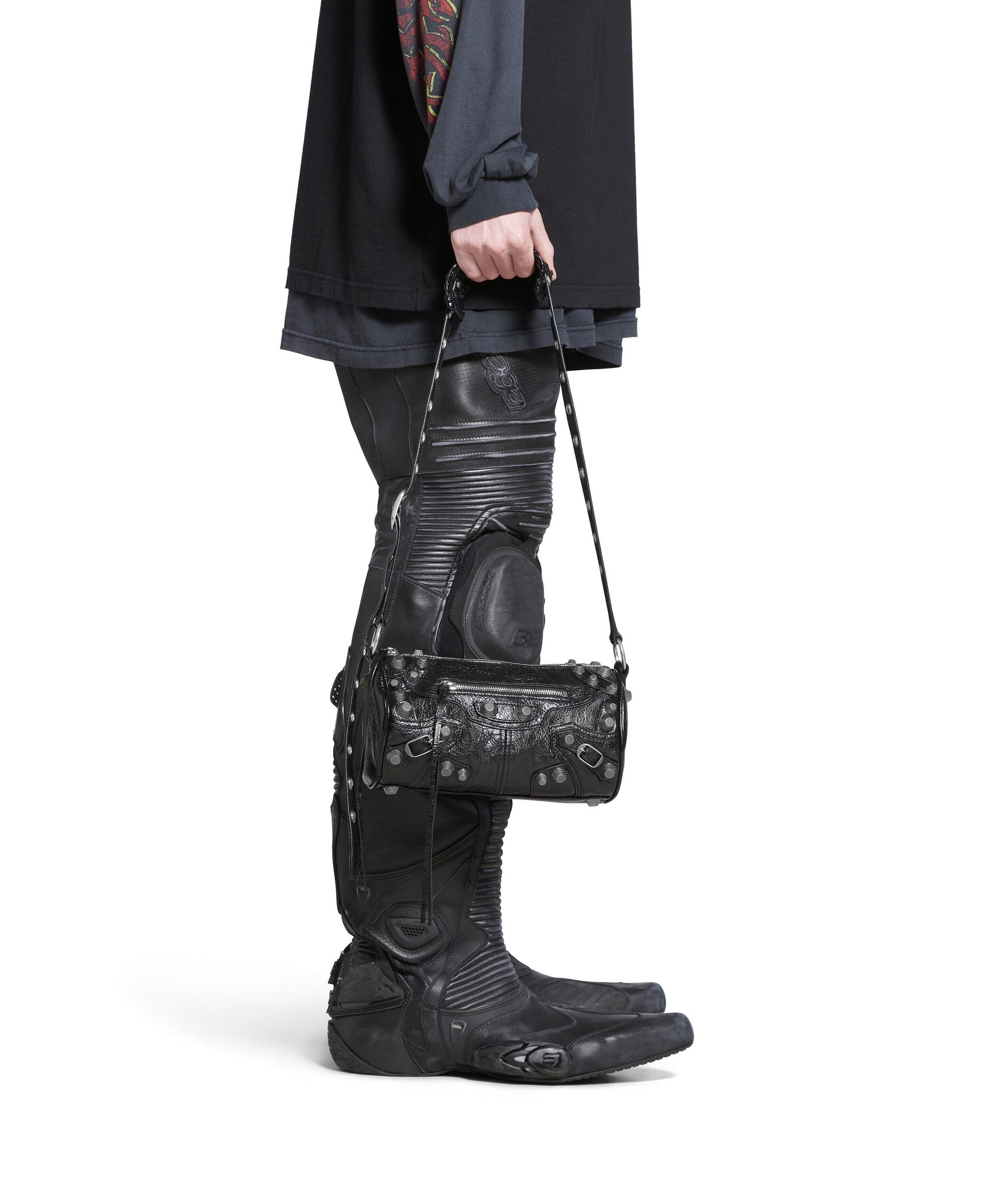 Le Cagole Cylinder Bag - Black