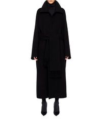 Belted Coat - Black
