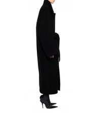 Belted Coat - Black
