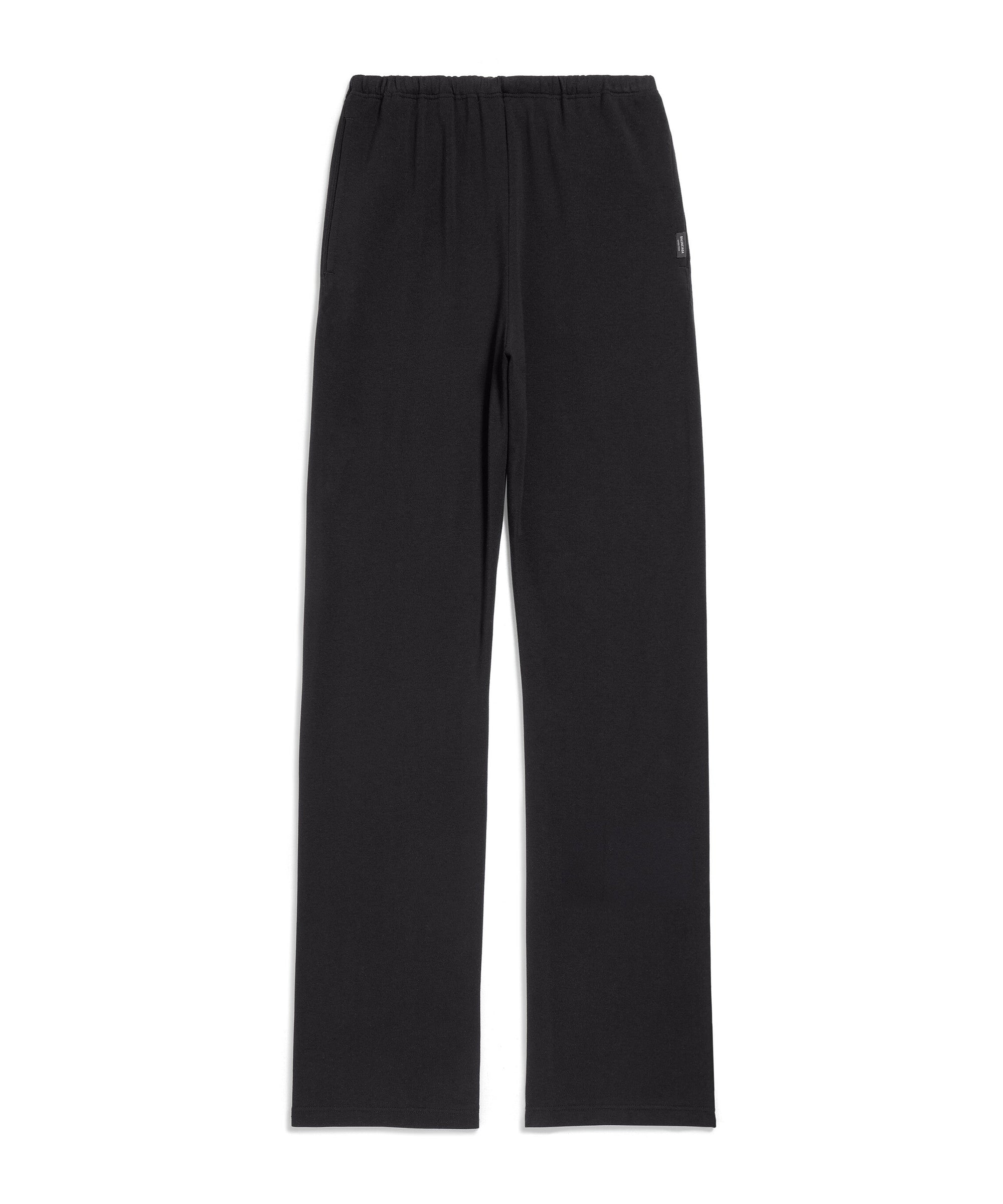 Straight Sweatpants - Black