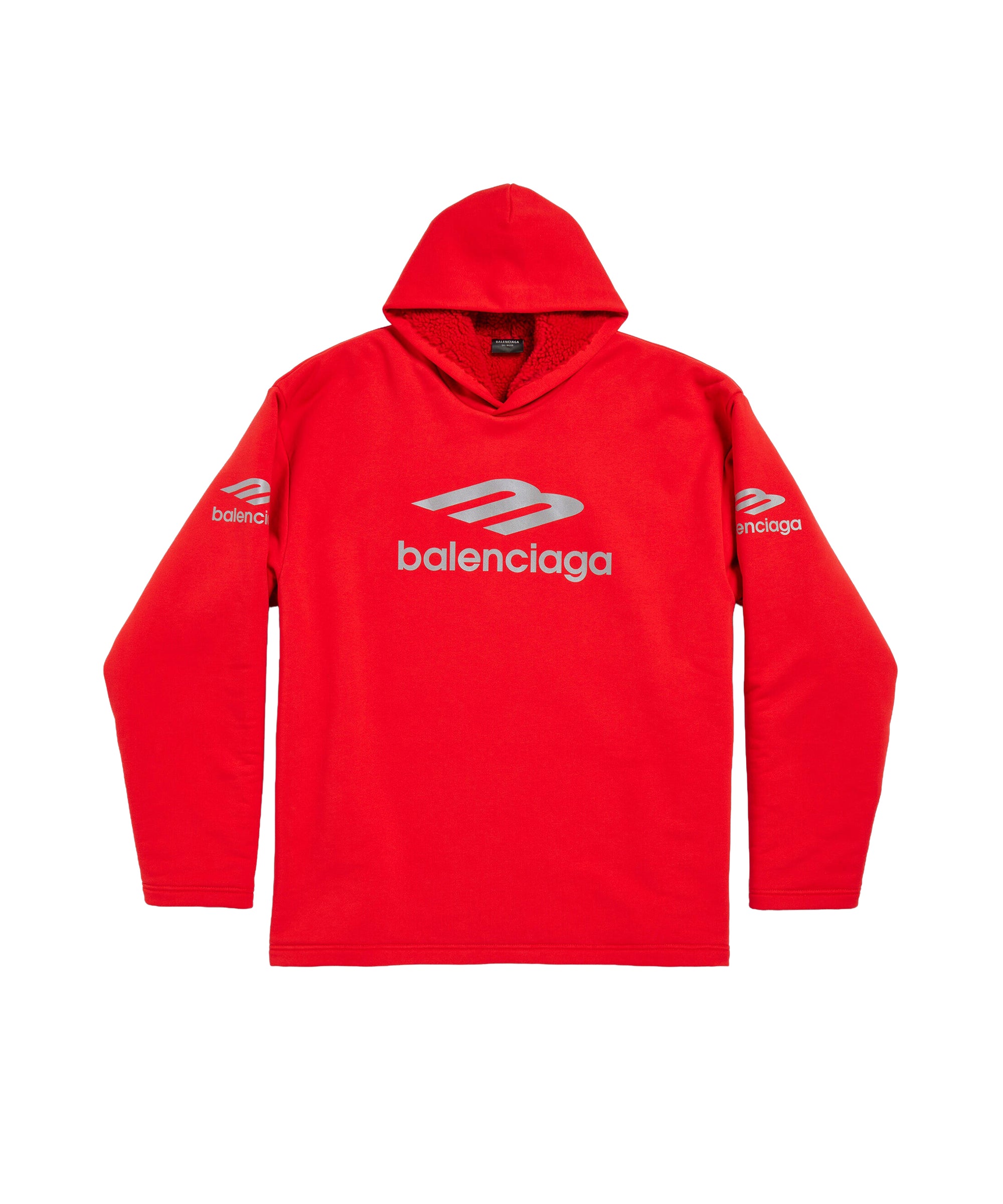 3B Sports Icon Water Repellent Hoodie Oversized - Red