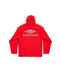 3B Sports Icon Water Repellent Hoodie Oversized - Red