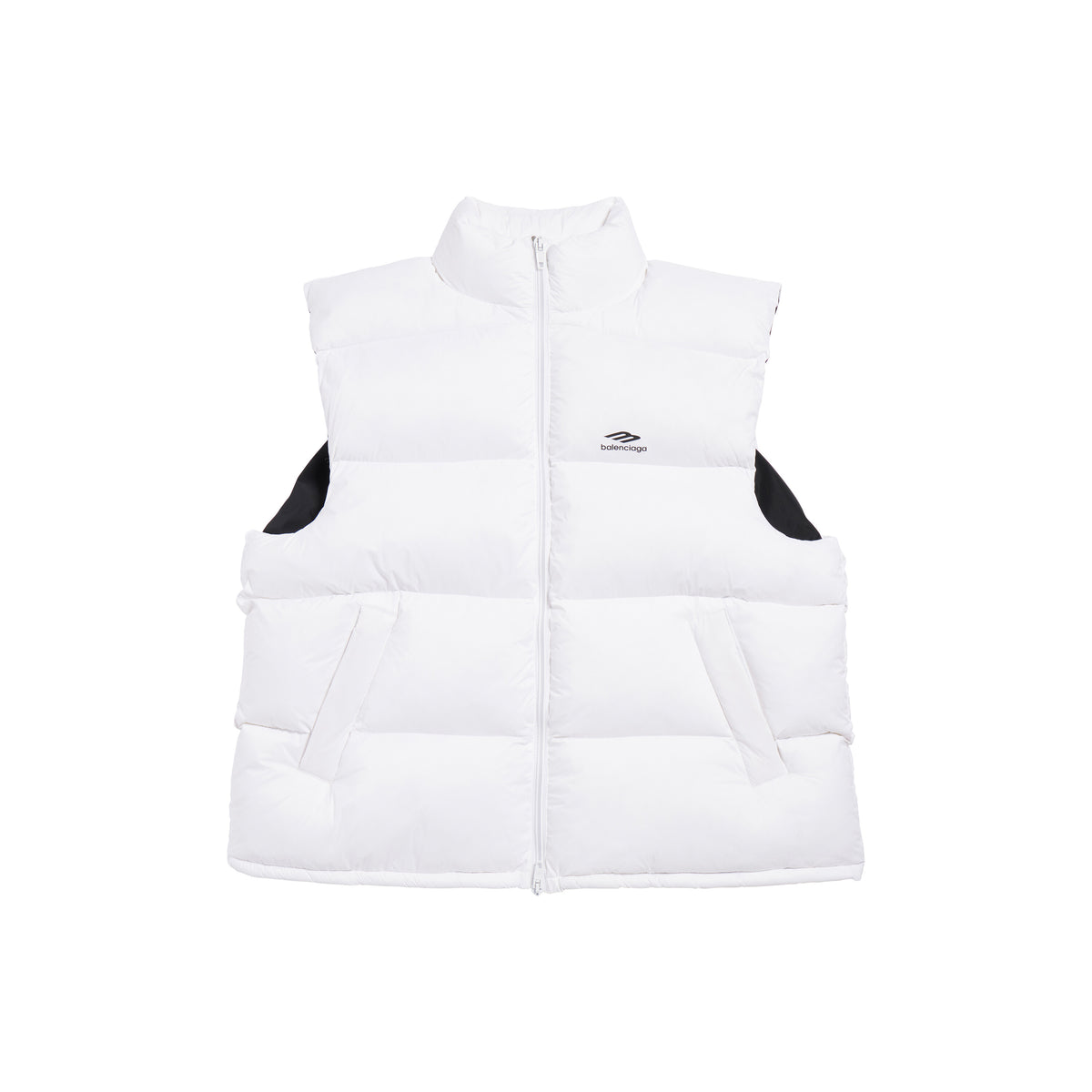 Ski Sleeveless Puffer - White