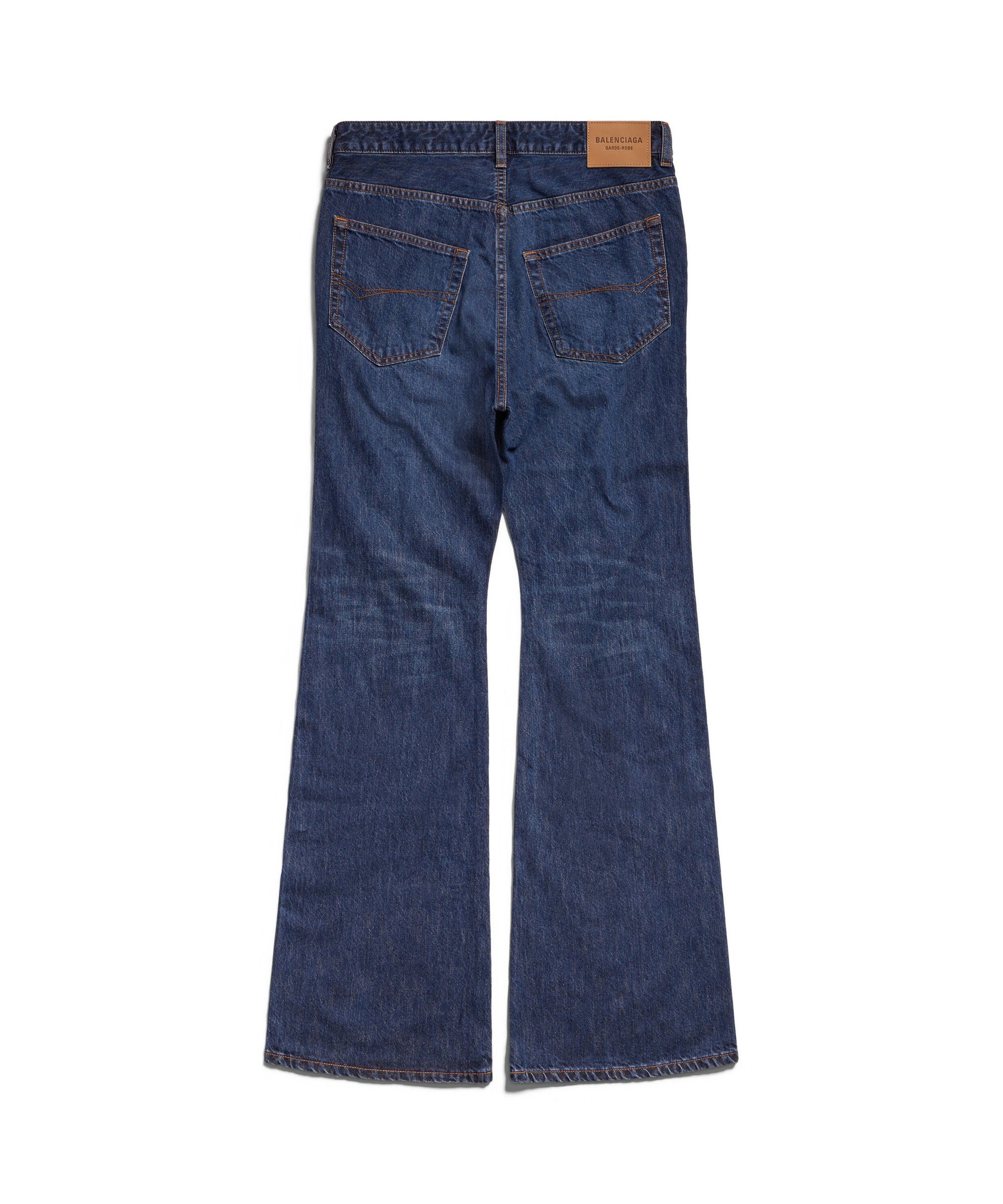 Flared Pants - Dark Indigo & Madder