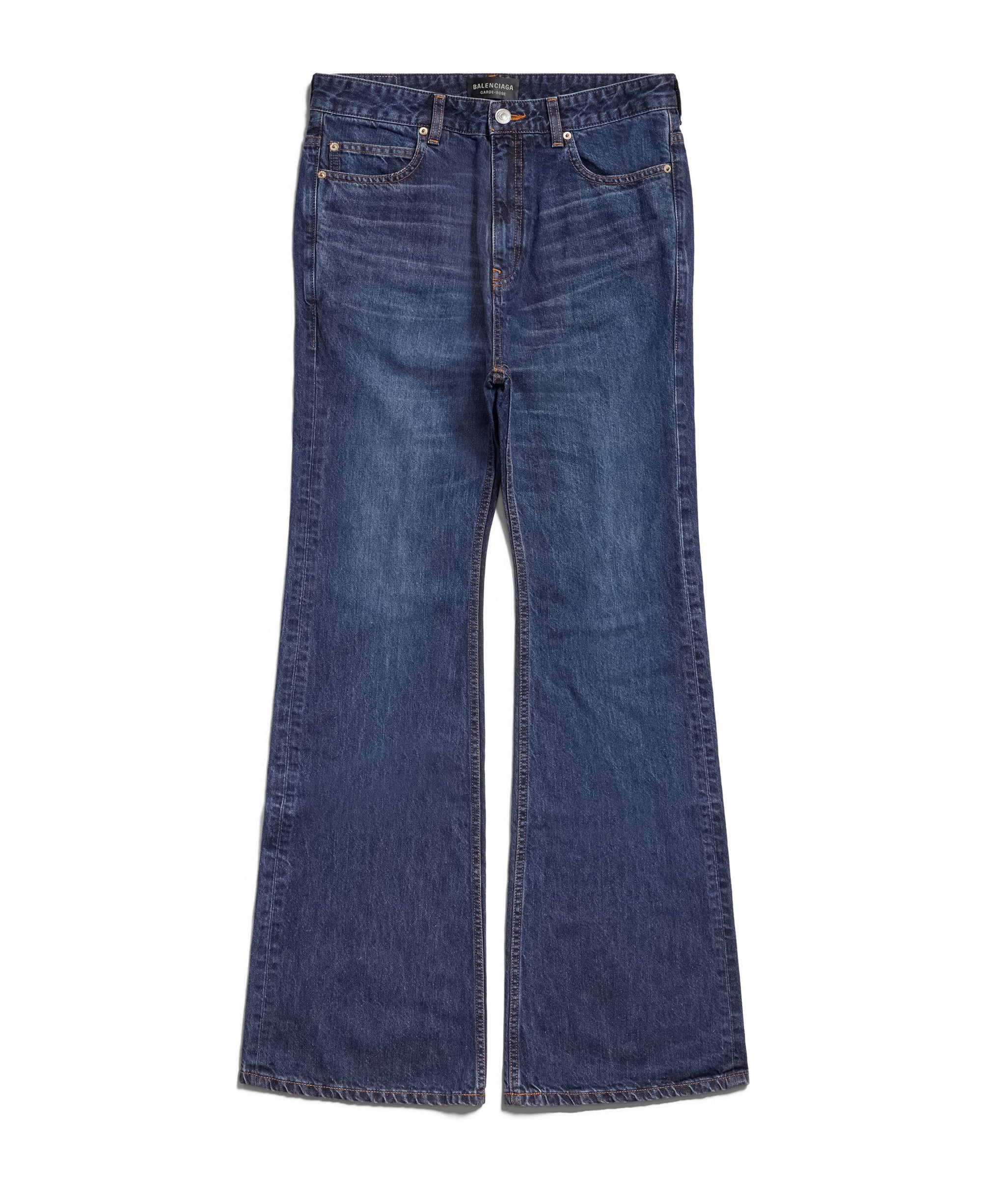 Flared Pants - Dark Indigo & Madder