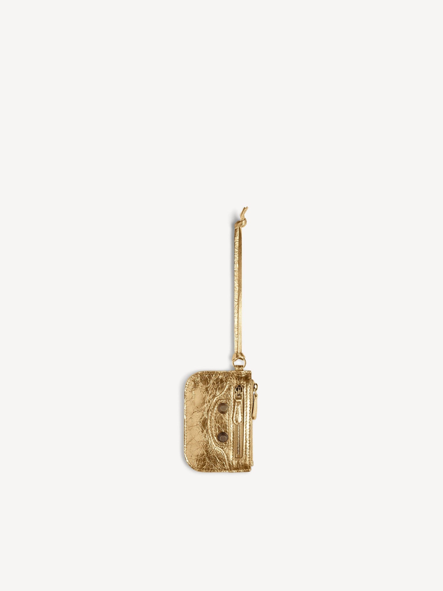 Le Cagole gold Coin Purse - Gold