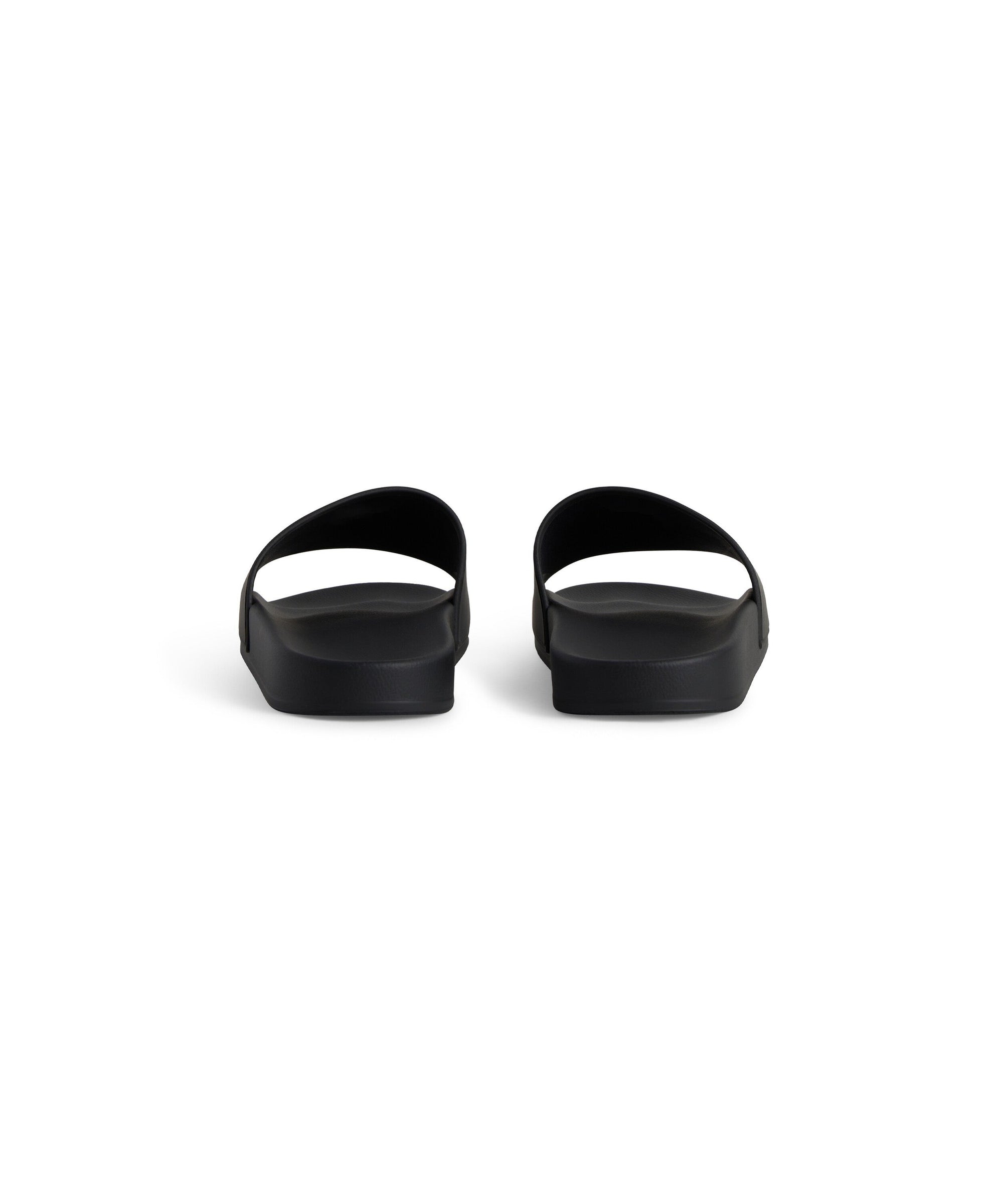 Pool Slide Sandals - Black & White & Red