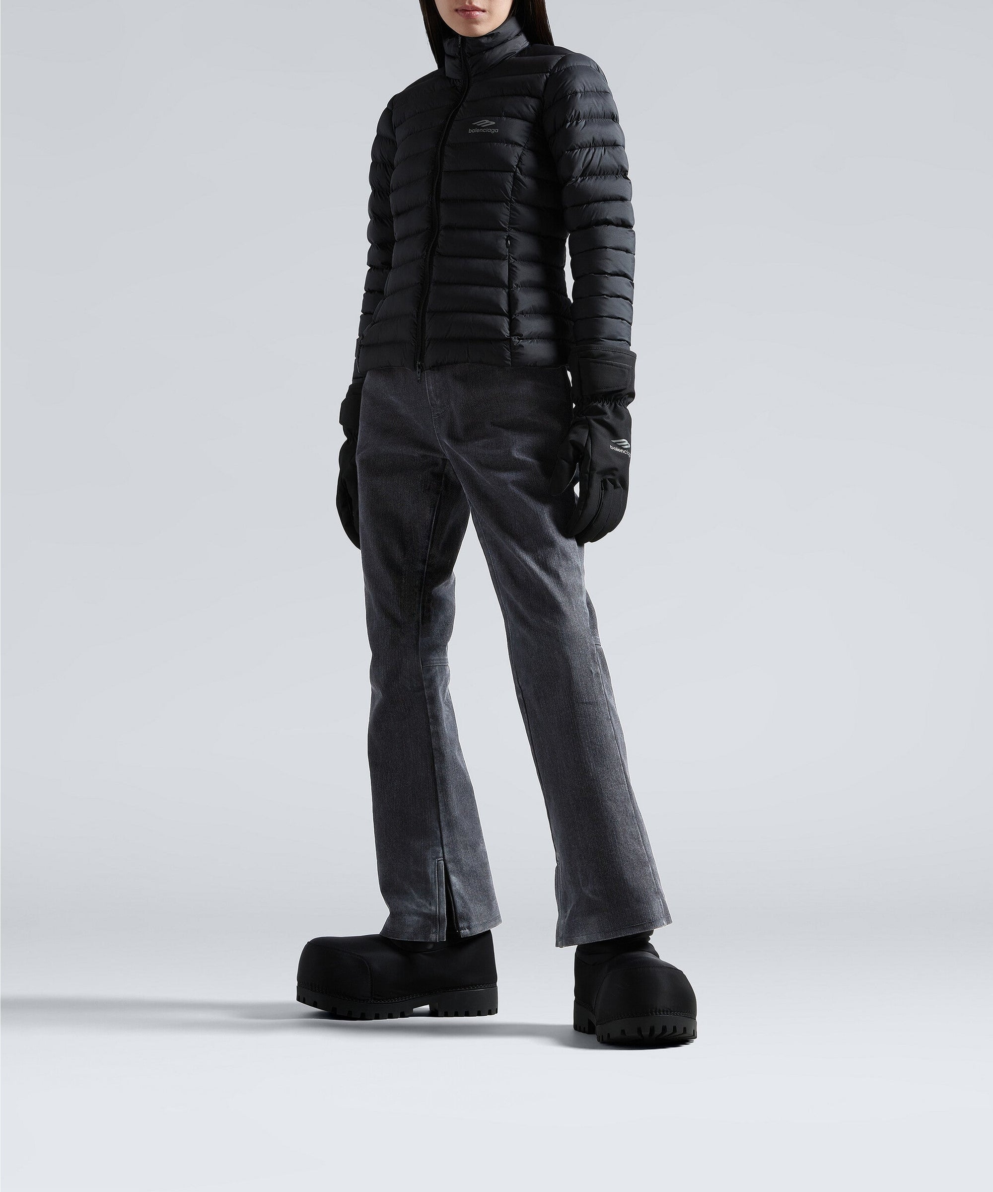 Ski Pants - Washed Black Ring