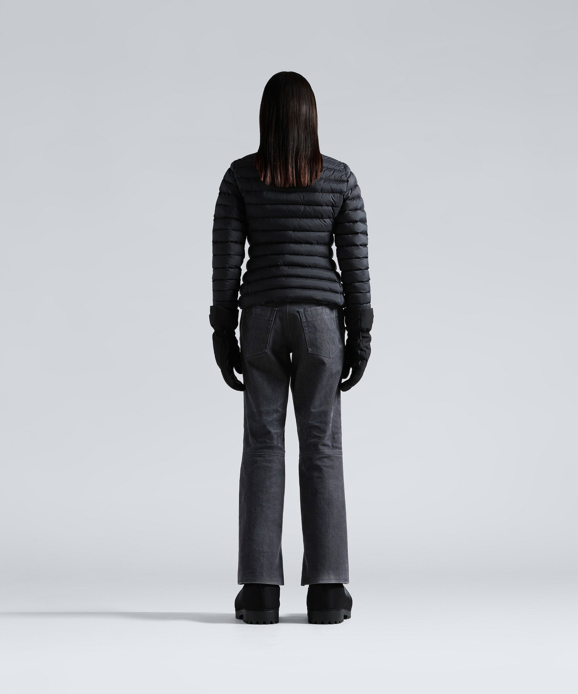 Ski Pants - Washed Black Ring