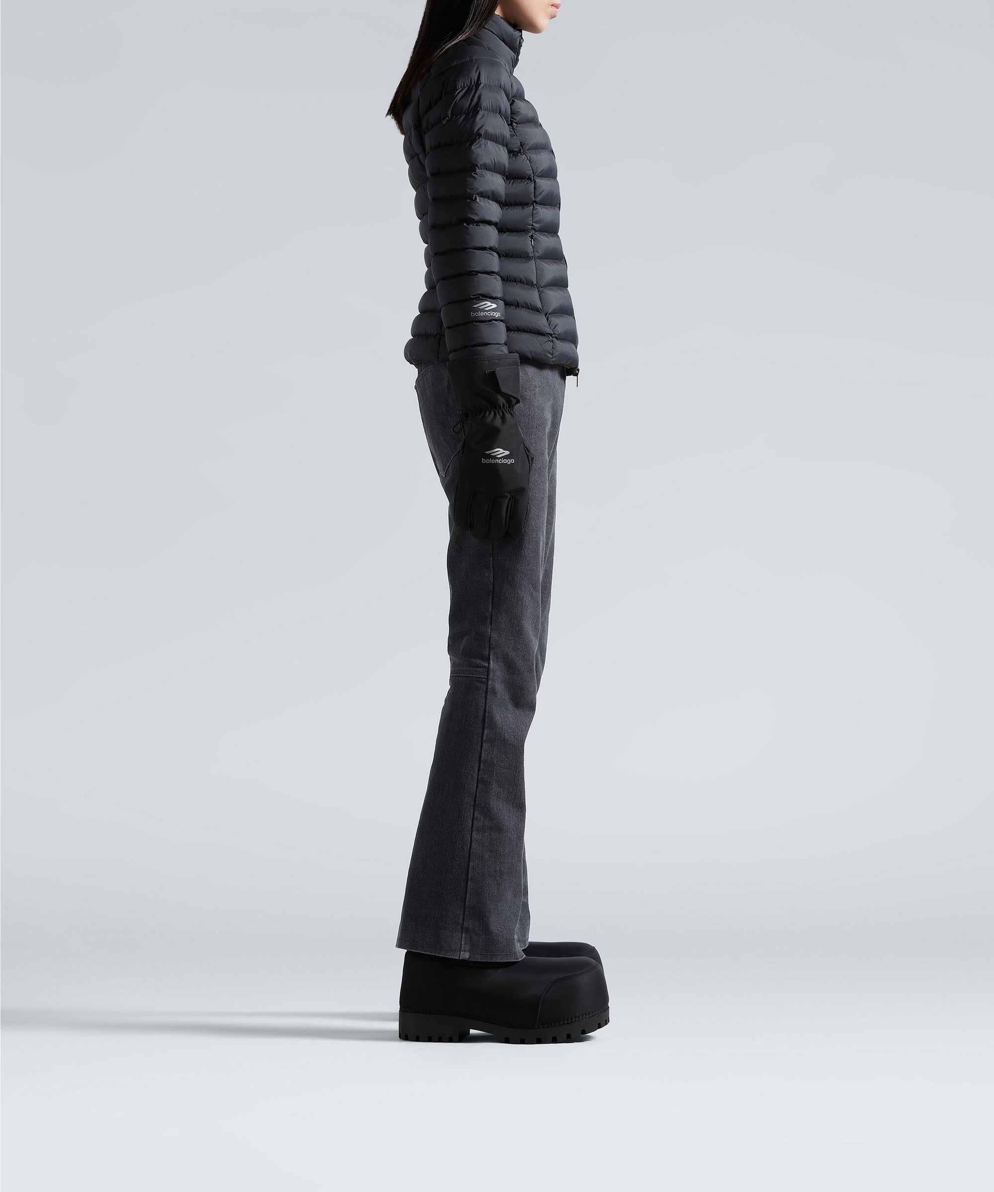 Ski Pants - Washed Black Ring