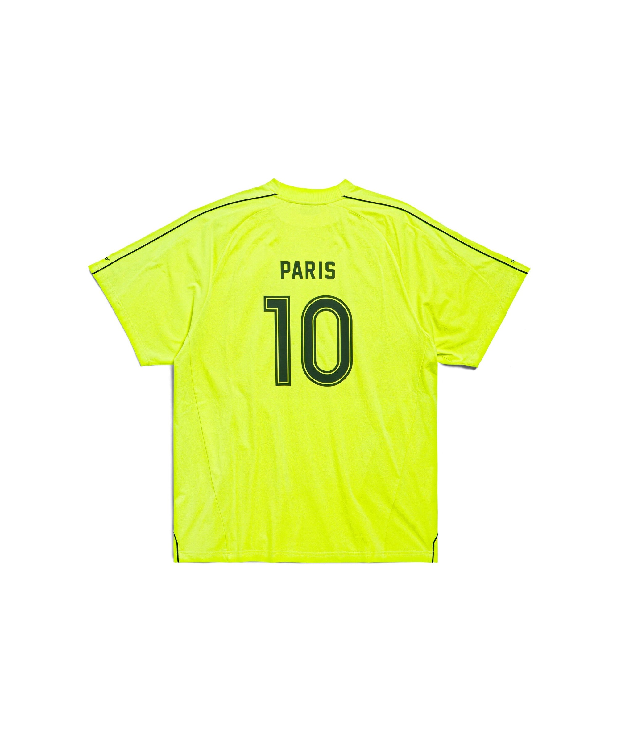 Paris Soccer T-Shirt Oversized - Fluo Yellow & Black