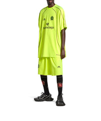 Paris Soccer T-Shirt Oversized - Fluo Yellow & Black