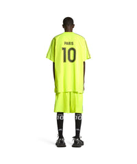 Paris Soccer T-Shirt Oversized - Fluo Yellow & Black