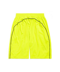 Soccer Baggy Shorts - Fluo Yellow & Black