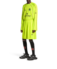 Soccer Baggy Shorts - Fluo Yellow & Black