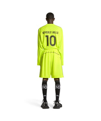 Soccer Baggy Shorts - Fluo Yellow & Black