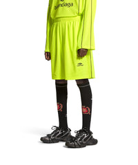 Soccer Baggy Shorts - Fluo Yellow & Black