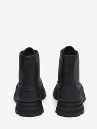 Wander Lace Up black Boots - Black