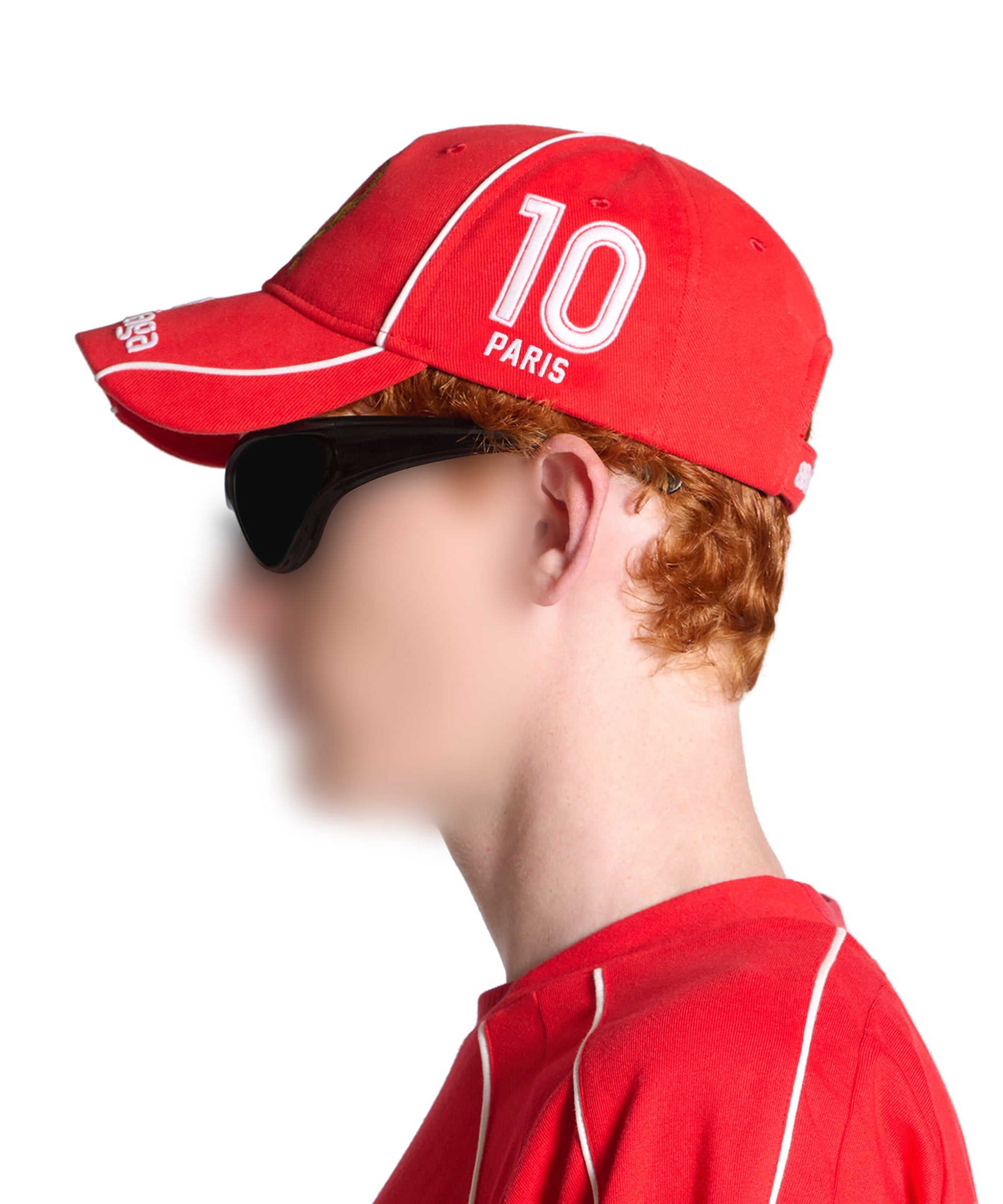 Paris Soccer Cap - Red
