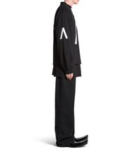Balenciaga Music x Archives Series Connected Long Sleeve T-Shirt - Faded Black & White