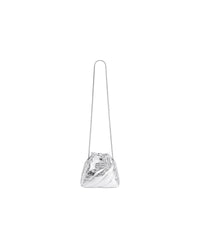 CRUSH / Crush XS Tote Bag Metallized Quilted - Silver