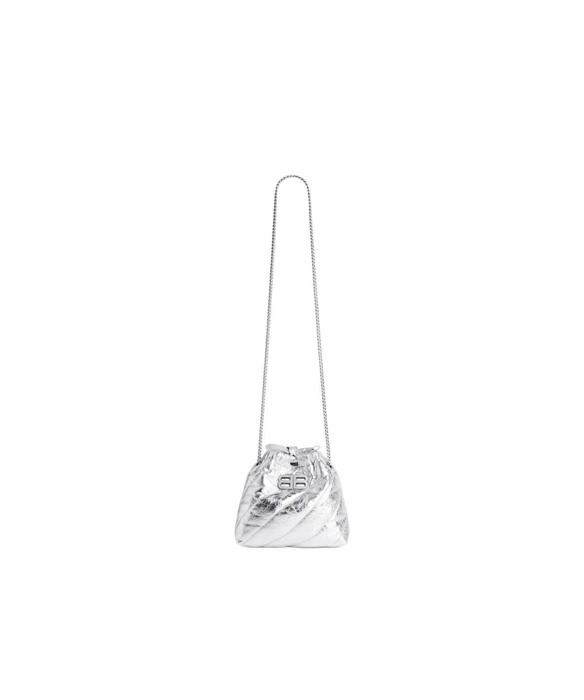 CRUSH / Crush XS Tote Bag Metallized Quilted - Silver