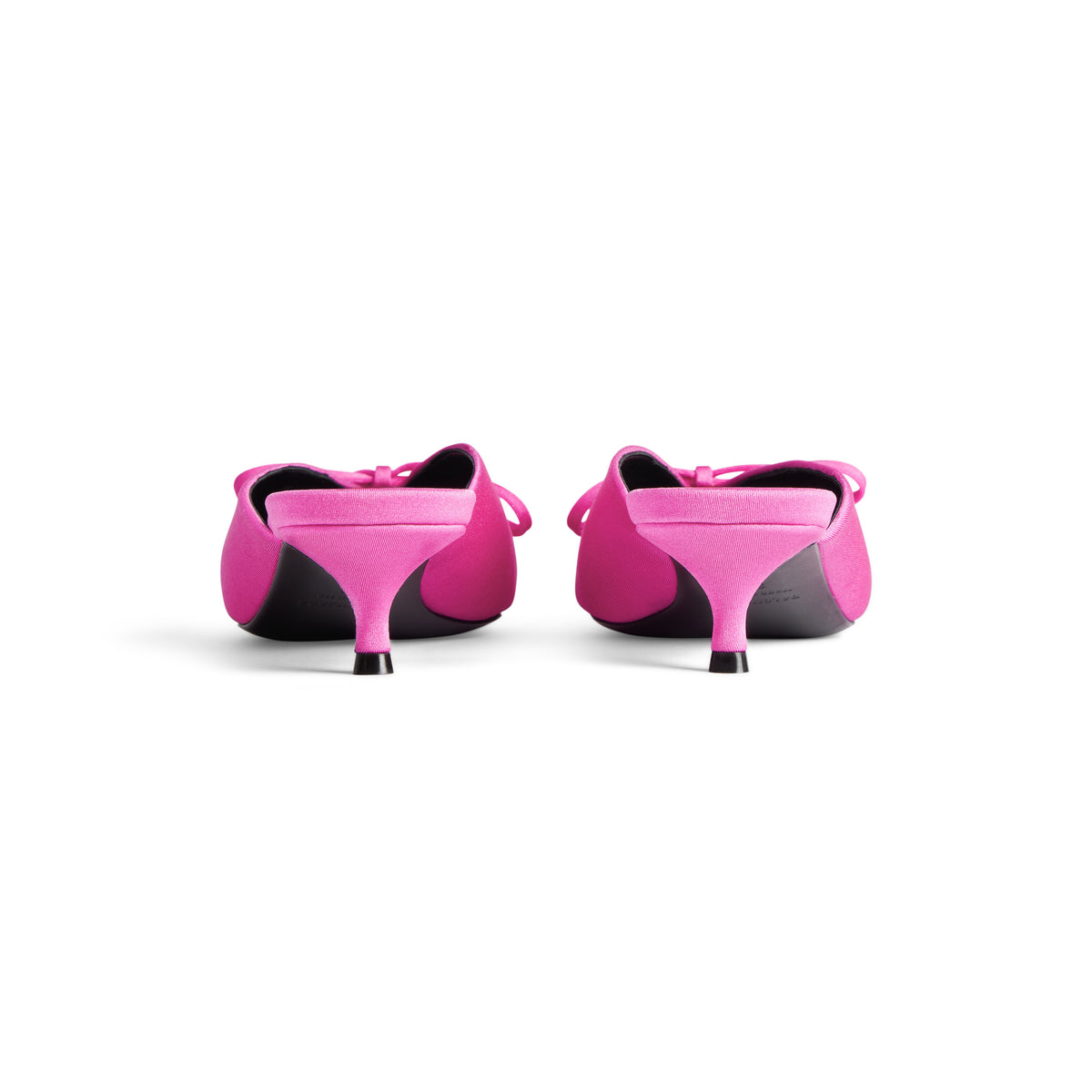Knife Bow 40 Mules - Pink