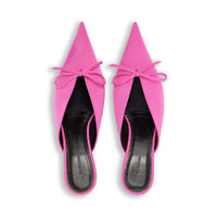 Knife Bow 40 Mules - Pink