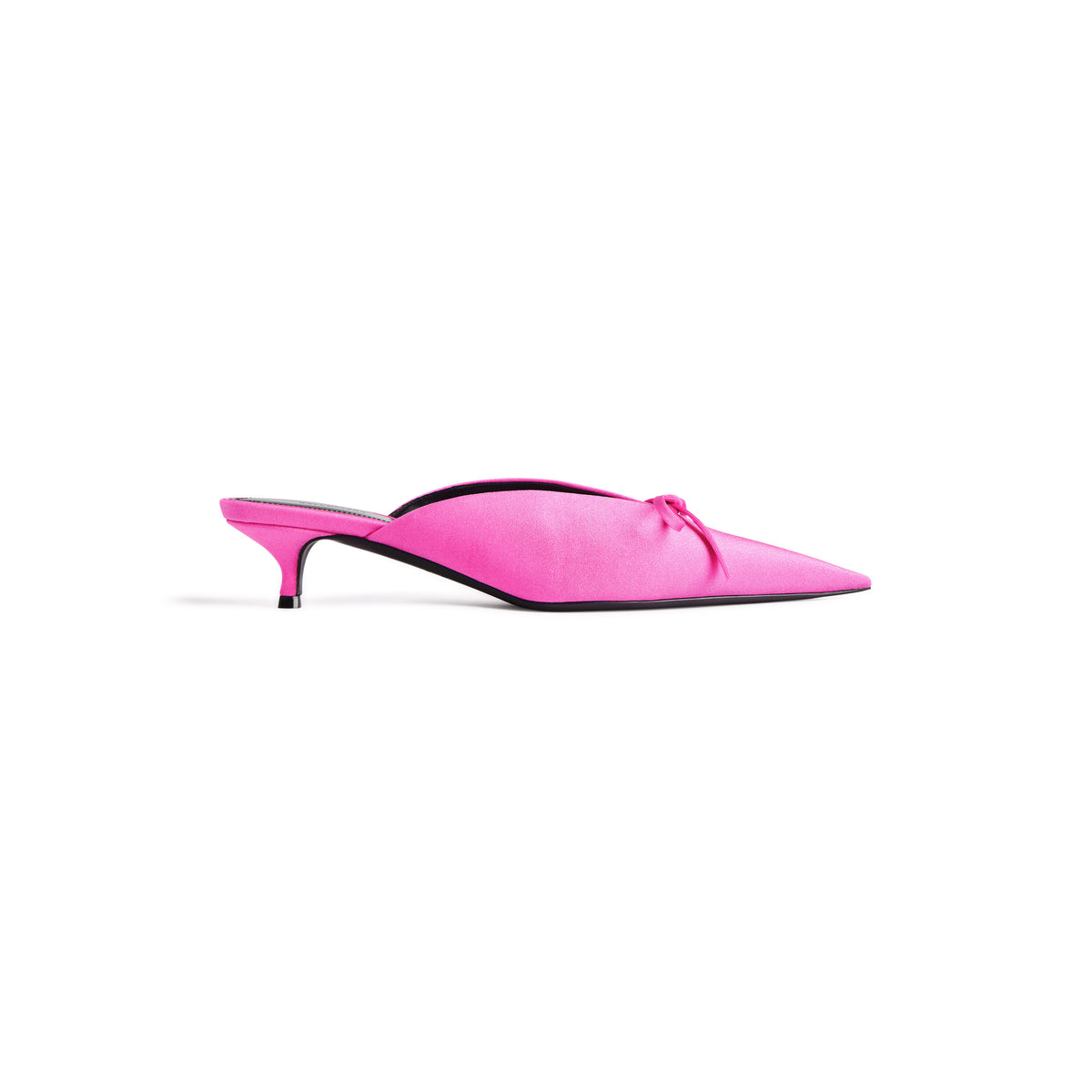 Knife Bow 40 Mules - Pink